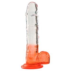 Pênis Color Jelly 20,5 X 4cm Com Ventosa Youvibe Vipmix