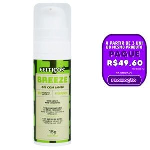Breeze Gel Com Jambu E Terpenos 15g Feitiços