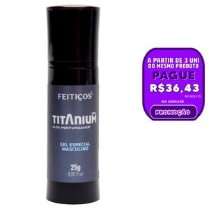 Titanium Gel Performance Masculina 25g Feitiços