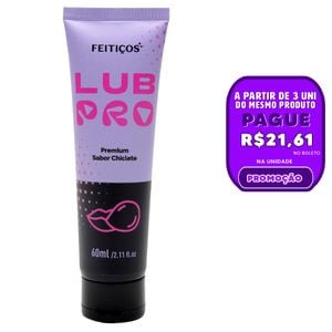 Lubpro Chiclete Lubrificante Premium 60ml Feitiços