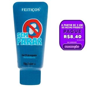Sem Parar Gel Masculino Retardante 15g Feitiços
