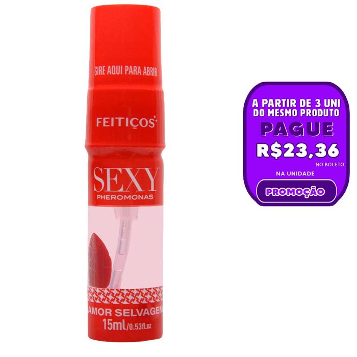 Amor Selvagem Feitiço Sexy Pheromonas 15ml Feitiços