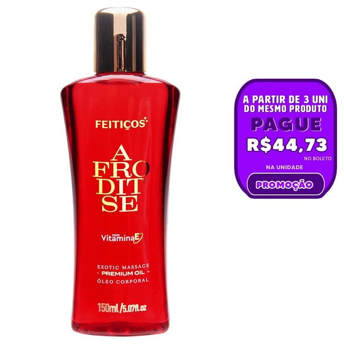 Afroditse óleo Exótico Para Massagem 150ml Feitiços