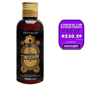Tantrik óleo Massagem Sensual Tântrica 120ml Feitiços