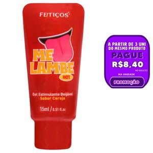 Me Lambe Hot Gel Estimulante Beijável 15g Feitiços