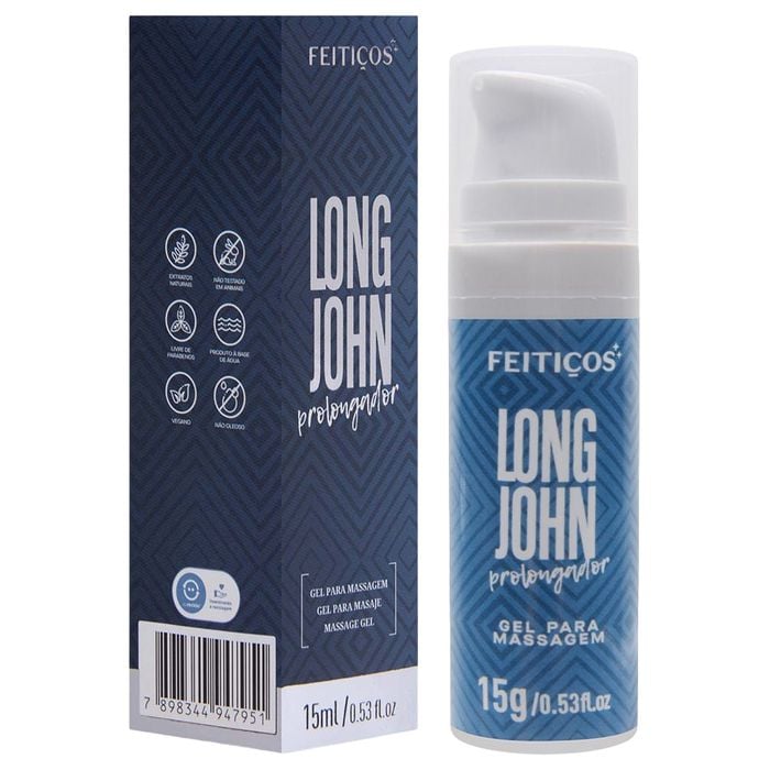 Long John Prolongador De Ereção 15g Feitiços