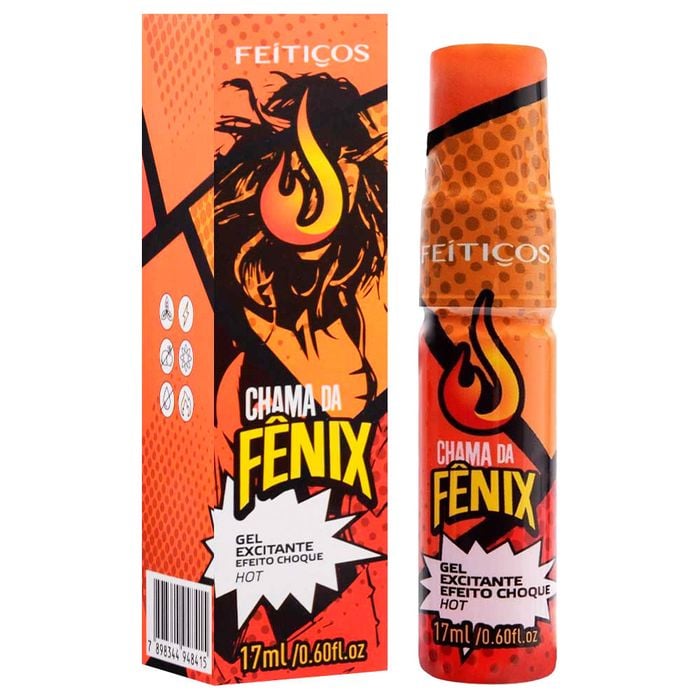 Chama Da Fênix Excitante Hot Choque 17ml Feitiços