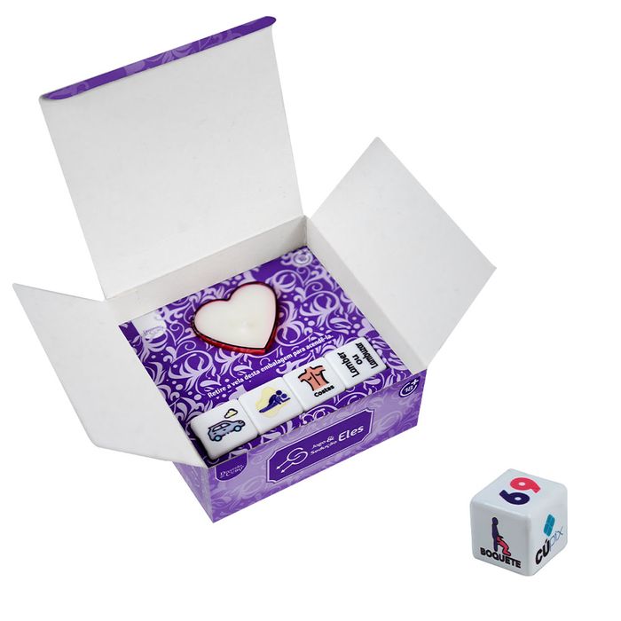 Jogo E Sedução Para Eles 05 Itens Diversão Ao Cubo