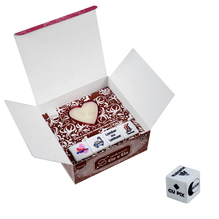 Jogo E Sedução Ele E Ela 05 Itens Diversão Ao Cubo