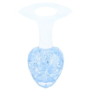 Plug Anal M Diamante Esfera Vidro 9,1 X 5,7cm Vipmix