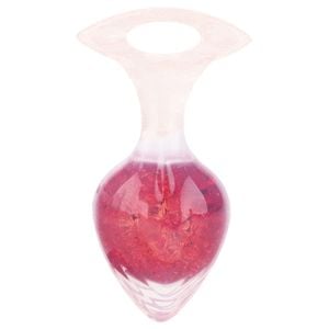 Plug Anal M Coração Esfera Vidro 9,6 X 5,7cm Vipmix