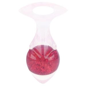 Plug Anal M Seta Esfera Vidro 9,6 X 5,7cm Vipmix