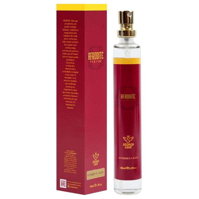 Afrodite Parfum Afrodisíaco Feminino 40ml Segred Love
