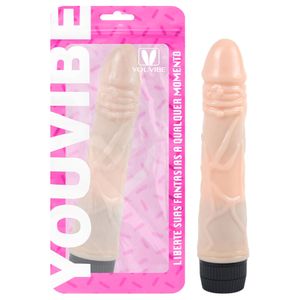 Pênis Vibrador 20 X 4cm Multivelocidade Youvibe Vipmix
