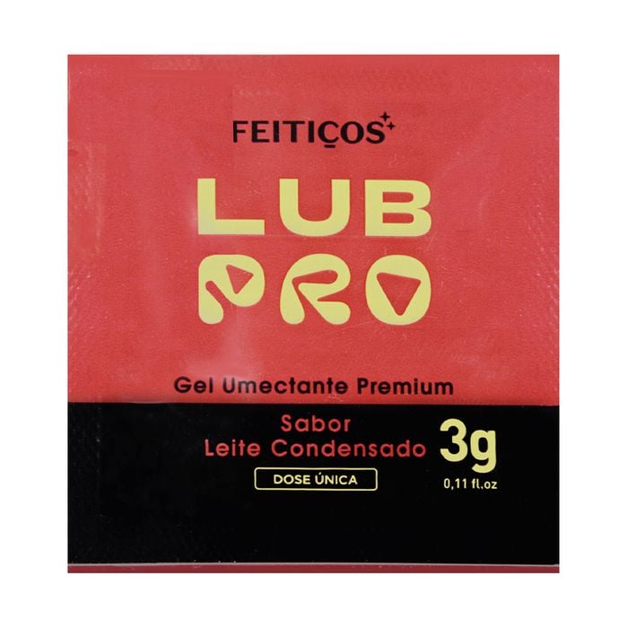 Sachê Lubpro Leite Condensado Sachê 3g Feitiços
