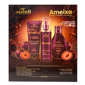 Kit Ameixa Ritual De Cuidados 03 Itens Apinil