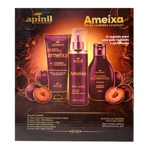 Kit Ameixa Ritual De Cuidados 03 Itens Apinil