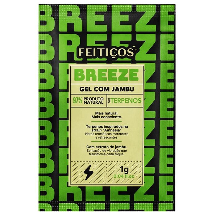 Sachê Breeze Excitante Jambu E Terpenos 1g Feitiços