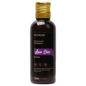 óleo Corporal Massagem Love Chic êxtase 120ml Feitiços