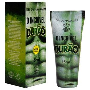 O Incrível Durão Gel Ereção 15ml Segred Love