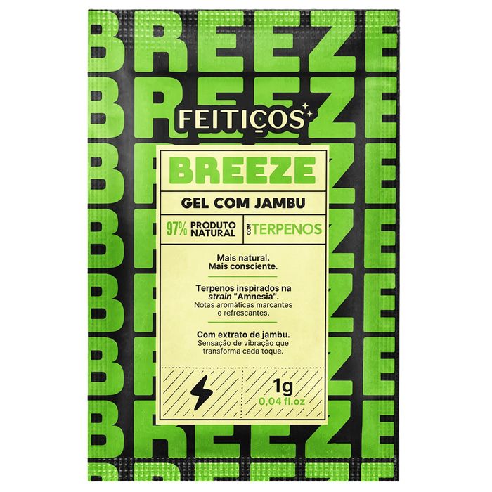 Sachê Breeze Excitante Jambu E Terpenos 1g Feitiços