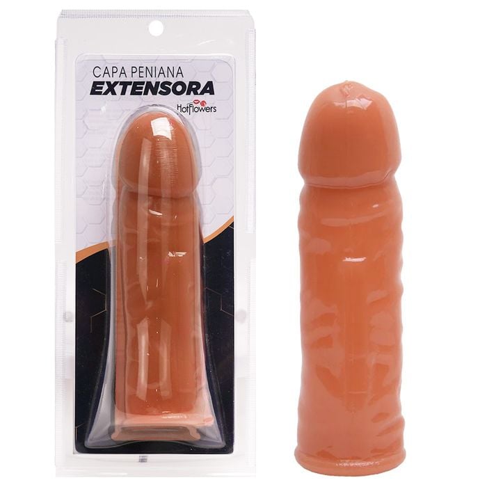 Capa Peniana Extensora Silicone Hot Flowers