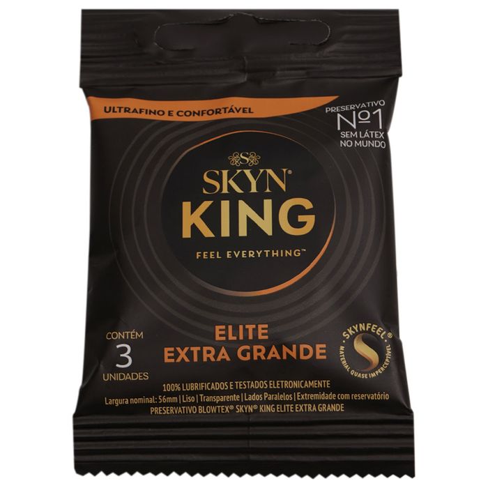 Preservativo Skyn King Extra Grande 03 Unidades Blowtex