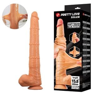 Pênis Realístico Dupla Camada 40 X 4cm Bram Sexy Import