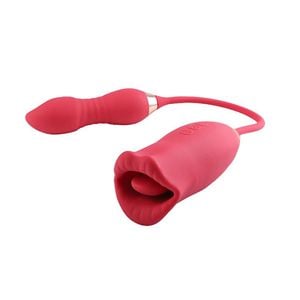 Vibrador Formato Boca Bullet Vai E Vem 2 Sexy Import