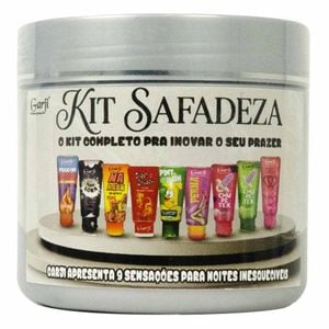 Kit Sensual Safadeza 09 Bisnagas Funcionais Garji