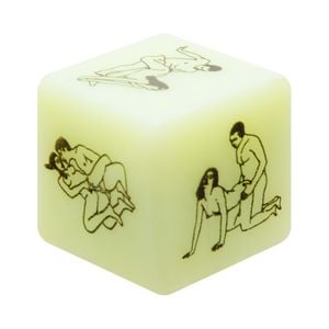 Dado Do Prazer Fluorescente Saquinho Diversão Ao Cubo