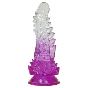 Dildo Transparente Com Rosa Godzilla Sexy Import