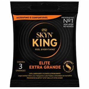 Preservativo Skyn King Extra Grande 03 Unidades Blowtex