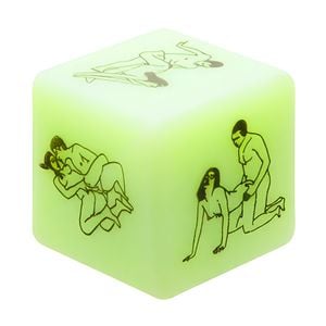Dado Do Prazer Fluorescente Saquinho Diversão Ao Cubo