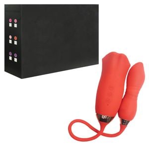 Vibrador Formato Boca Bullet Vai E Vem 2 Sexy Import