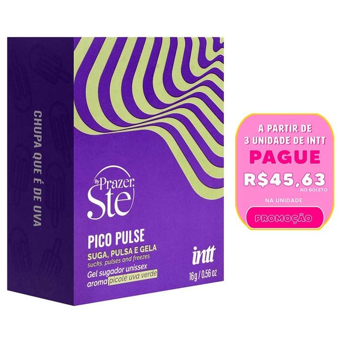 Pico Pulse Uva Verde Gel Suga Vibra Pulsa 16g Intt