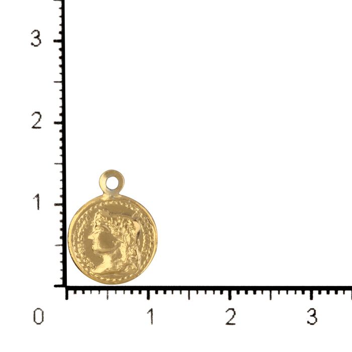 Medalha Monalisa Mini 10mm - Pacote 1.000 peças
