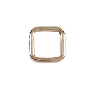 ELO QUADRADO MEDIDA INTERNA 17,5X17,5MM ALUMÍNIO - PACOTE 500GR