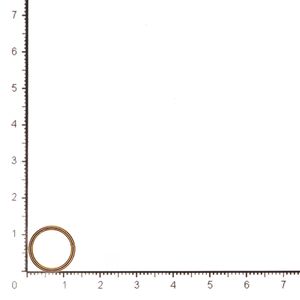 ARGOLA DE ALUMINIO DI 10.00mm / DE 13.00mm / FIO 1.50mm  KG