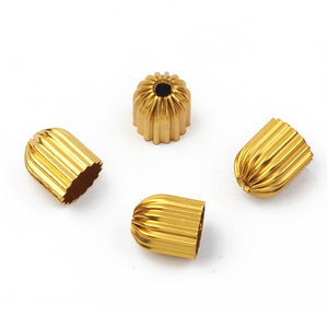 Ponteira Frizada para cordão 13 mm - Pacote 500 pçs
