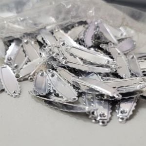 CHAPINHA PARA PULSEIRA ALUMÍNIO 1 MIL