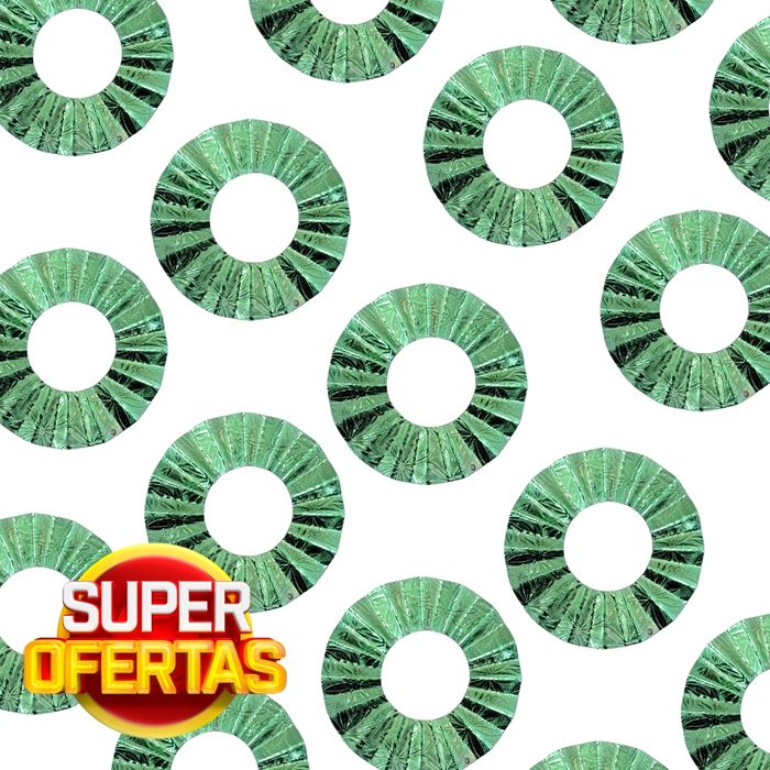 DISCO GRAVADO ONDULADO ABERTO EM ALUMÍNIO 50 PÇS