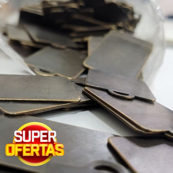 CHAPINHA PARA CHAVEIRO FERRO 1 MIL 