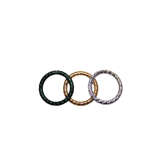 ARGOLA DE ALUMÍNIO DI 12.70MM / DE 16.70MM / FIO 2.00MM RECARTILHADA 1KG
