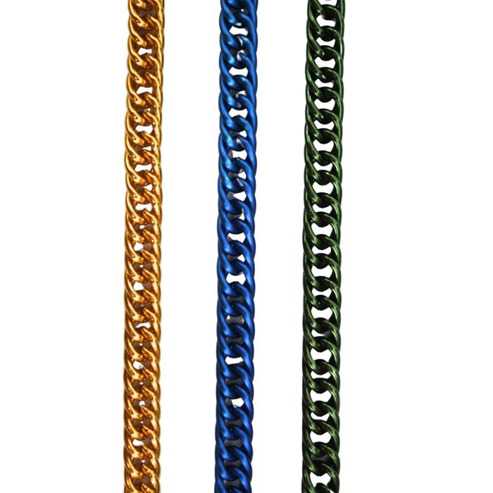 CORRENTE DE ALUMÍNIO 1.20MM  DUPLA LIXADA 10 METROS 
