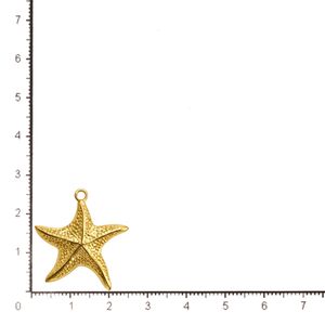 PINGENTE ESTRELA DO MAR EM ALUMÍNIO 1000 pçs