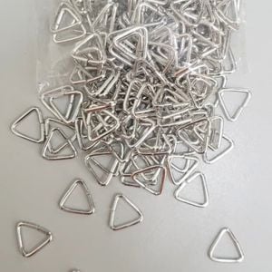 TRIANGULO 11.00 X ALT 10.00MM ARGOLA ALUMÍNIO 1 MIL