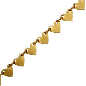 CORRENTE CORAÇÃO FERRO pacote c/ 10 peças de 42 CM