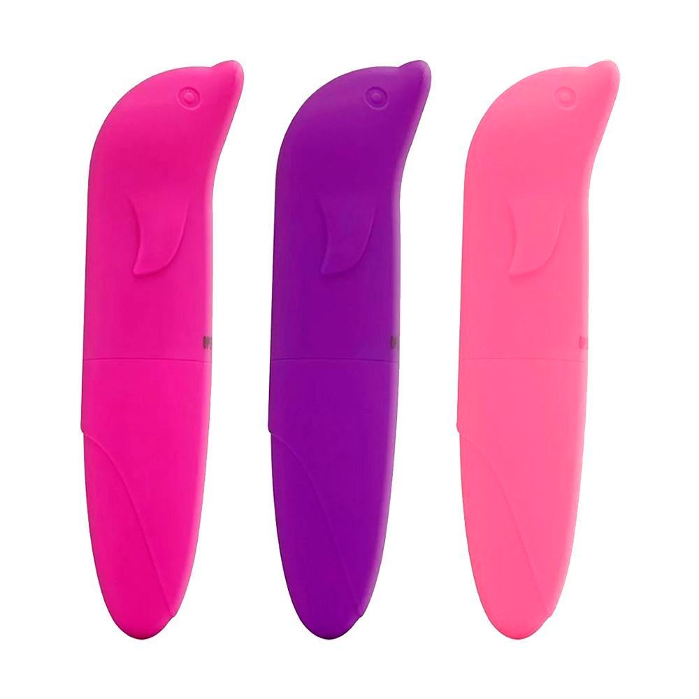 Vibrador Golfinho Com Toque Aveludado