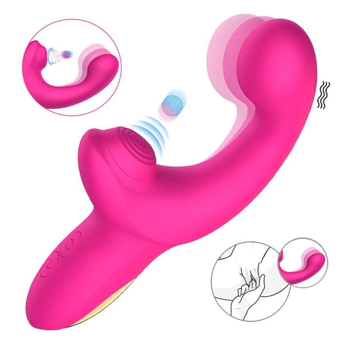 Vibrador Com Movimento De Dedo E Pulsação